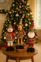 Retractable Holiday Plush Figures
