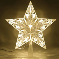 Radiant Crystal Star Tree Topper