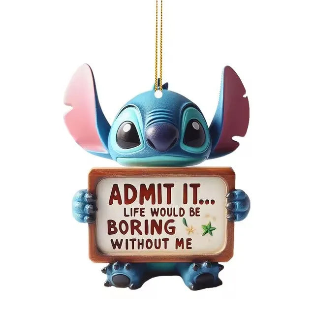 Kawaii Lilo & Stitch Holiday Ornament