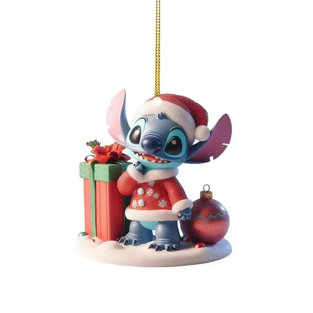 Kawaii Lilo & Stitch Holiday Ornament