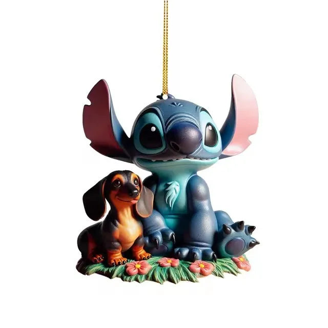 Kawaii Lilo & Stitch Holiday Ornament