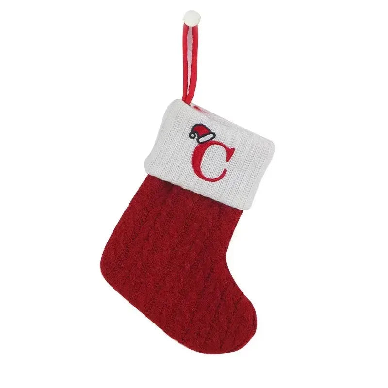 Personalized Xmas Alphabet Socks