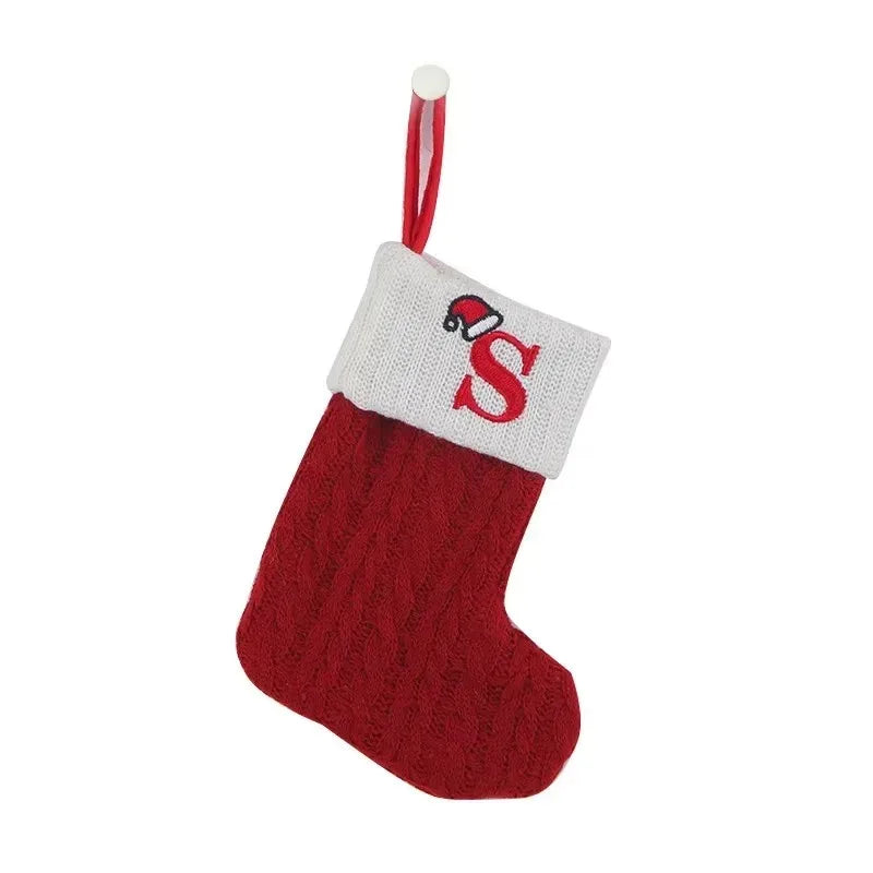 Personalized Xmas Alphabet Socks