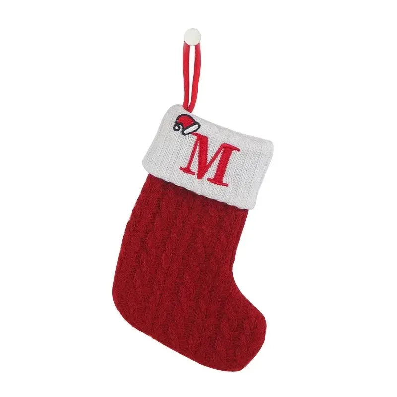 Personalized Xmas Alphabet Socks