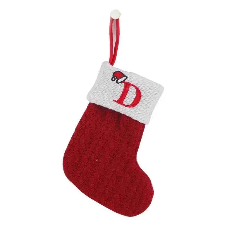 Personalized Xmas Alphabet Socks