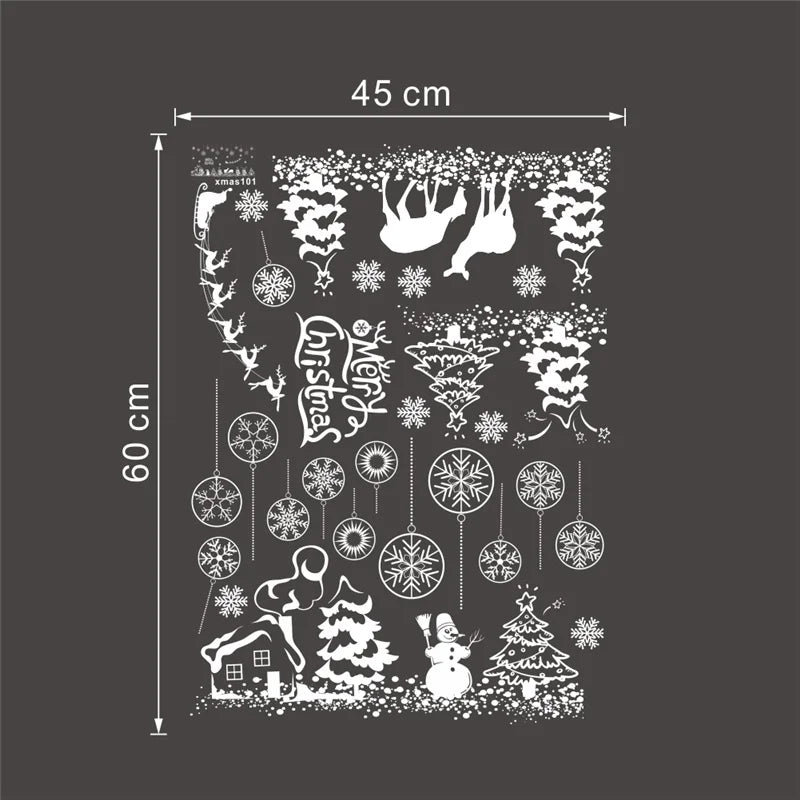 Winter Wonderland Xmas Wall Stickers