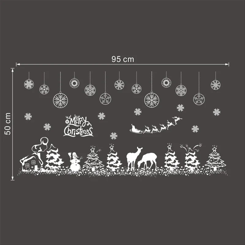 Winter Wonderland Xmas Wall Stickers