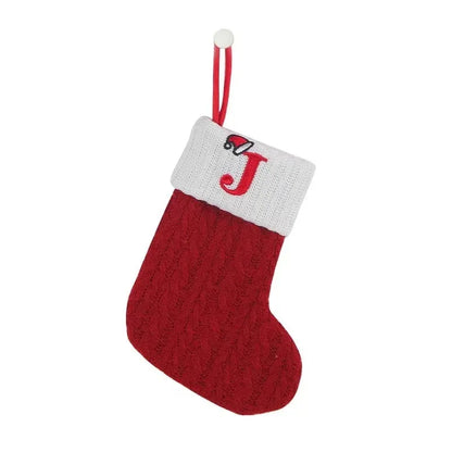 Personalized Xmas Alphabet Socks