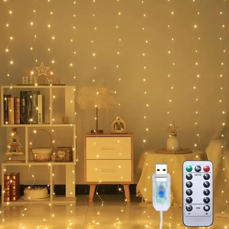 Magical LED Curtain Fairy Lights