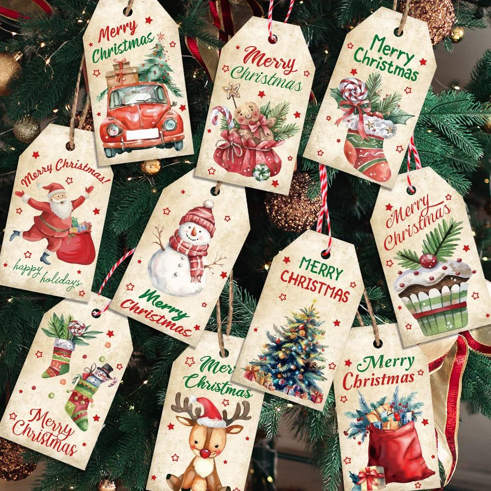 Vintage Holiday Gift Tag Set