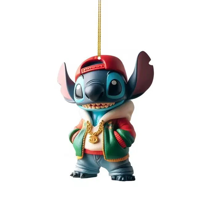 Kawaii Lilo & Stitch Holiday Ornament