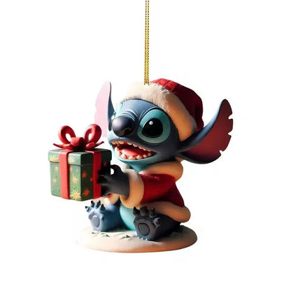 Kawaii Lilo & Stitch Holiday Ornament