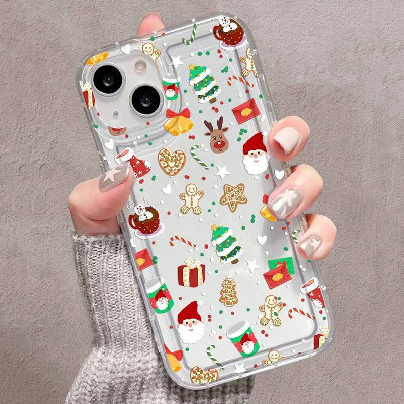 Festive Cartoon Christmas Phone Case