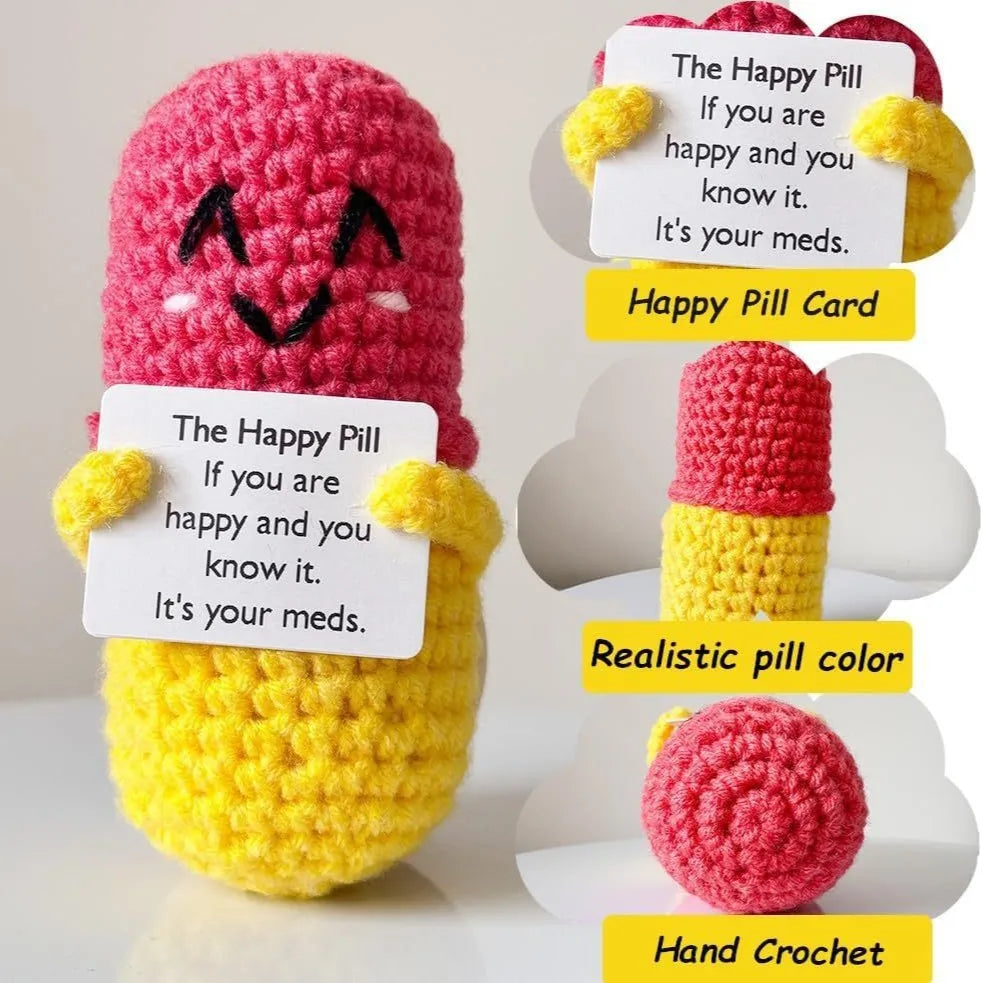 Chill Pill Crochet Doll