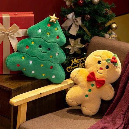 Charming Gingerbread Snowman Plushie