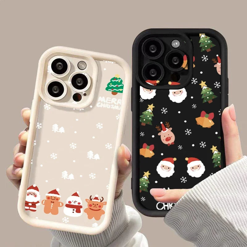 Joyful Christmas Santa Elk Phone Case