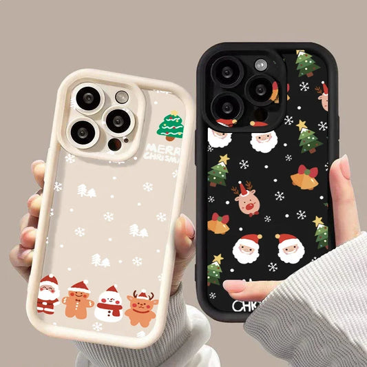 Joyful Christmas Santa Elk Phone Case