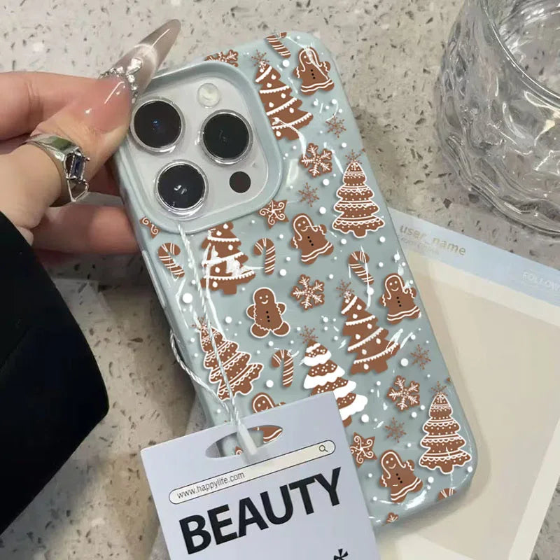 Festive White Snowflake Phone Case