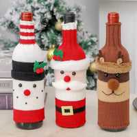Whimsical Holiday Wine Bottle Cover