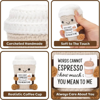 Cute Emotional Support Coffee Plush