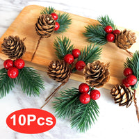 Pinecone & Berry Xmas Décor Picks