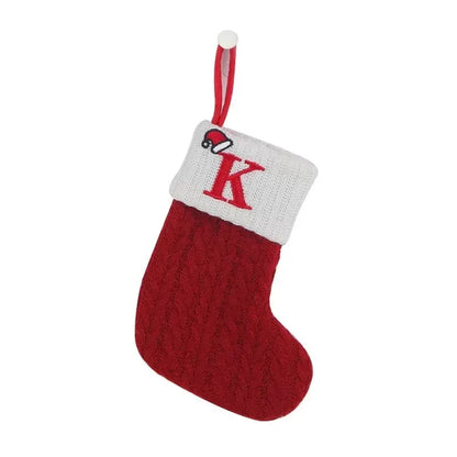 Personalized Xmas Alphabet Socks