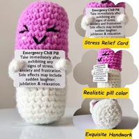 Chill Pill Crochet Doll
