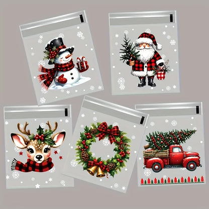 Holiday Gift Wrapping Bag Set