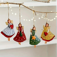 Vintage Angel Ornaments Set