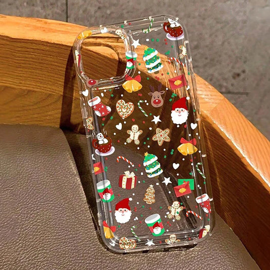 Festive Cartoon Christmas Phone Case