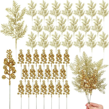 Glittering Holiday Berry Decor Set