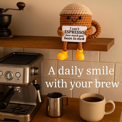 Cute Emotional Support Coffee Plush