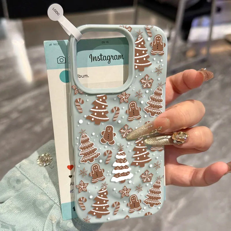 Festive White Snowflake Phone Case