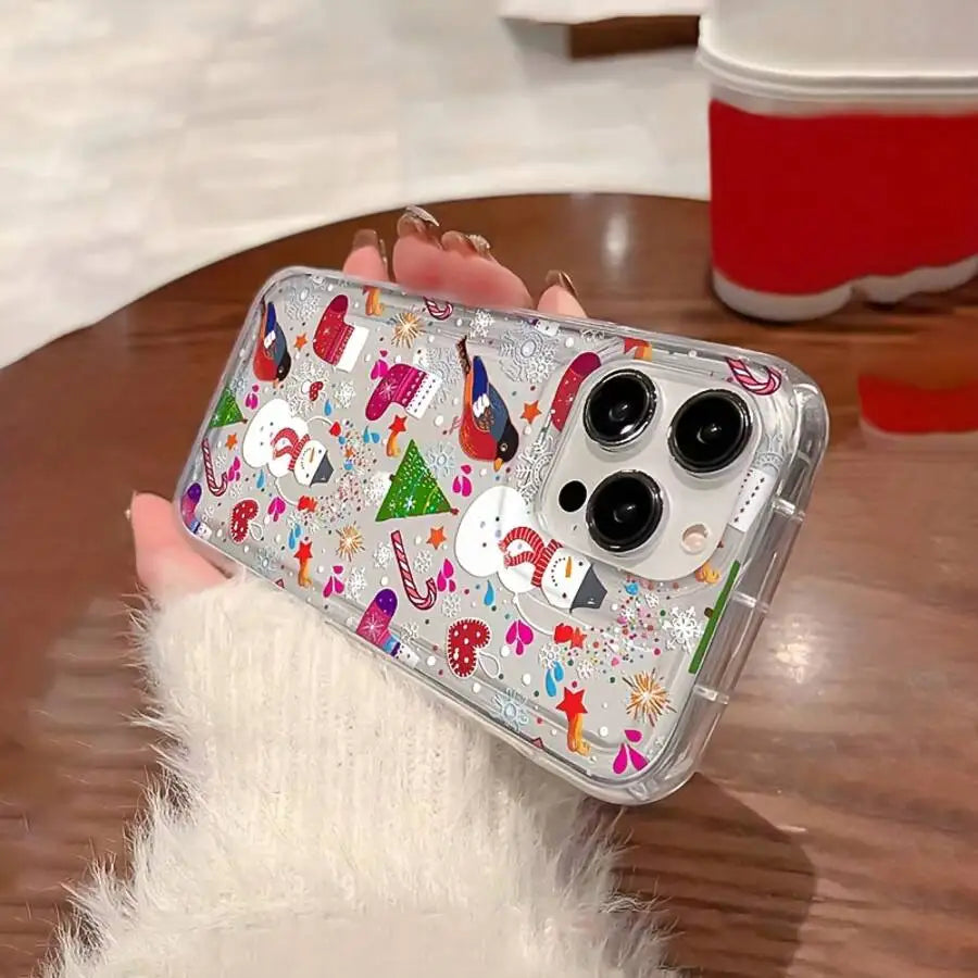 Festive Cartoon Christmas Phone Case