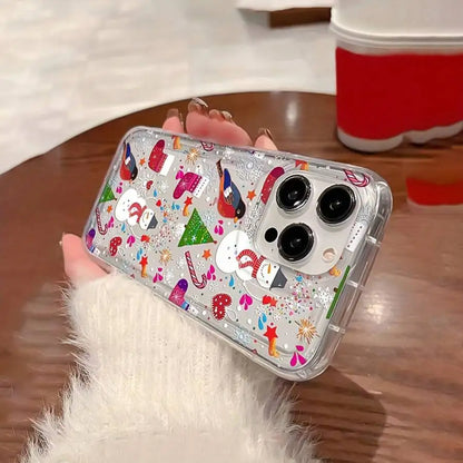 Festive Cartoon Christmas Phone Case