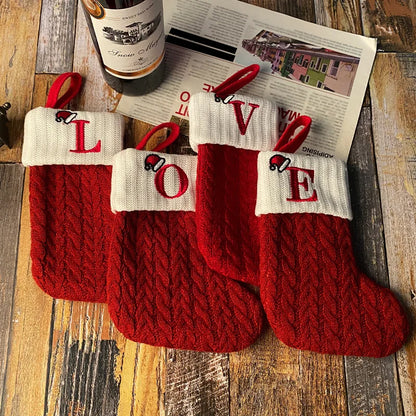 Personalized Xmas Alphabet Socks