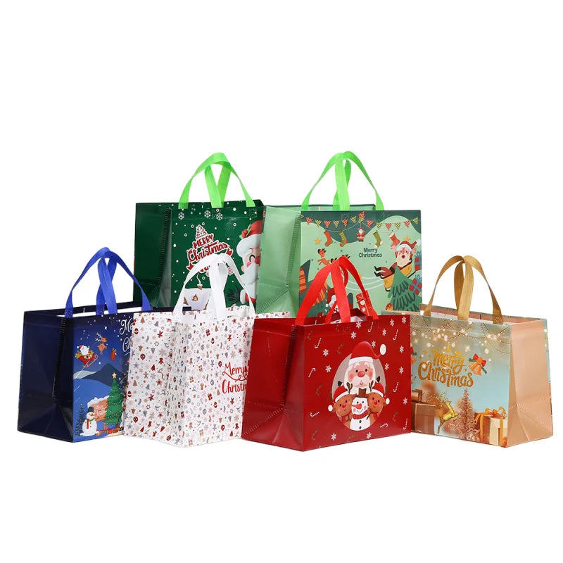 Festive Eco-Friendly Gift Totes