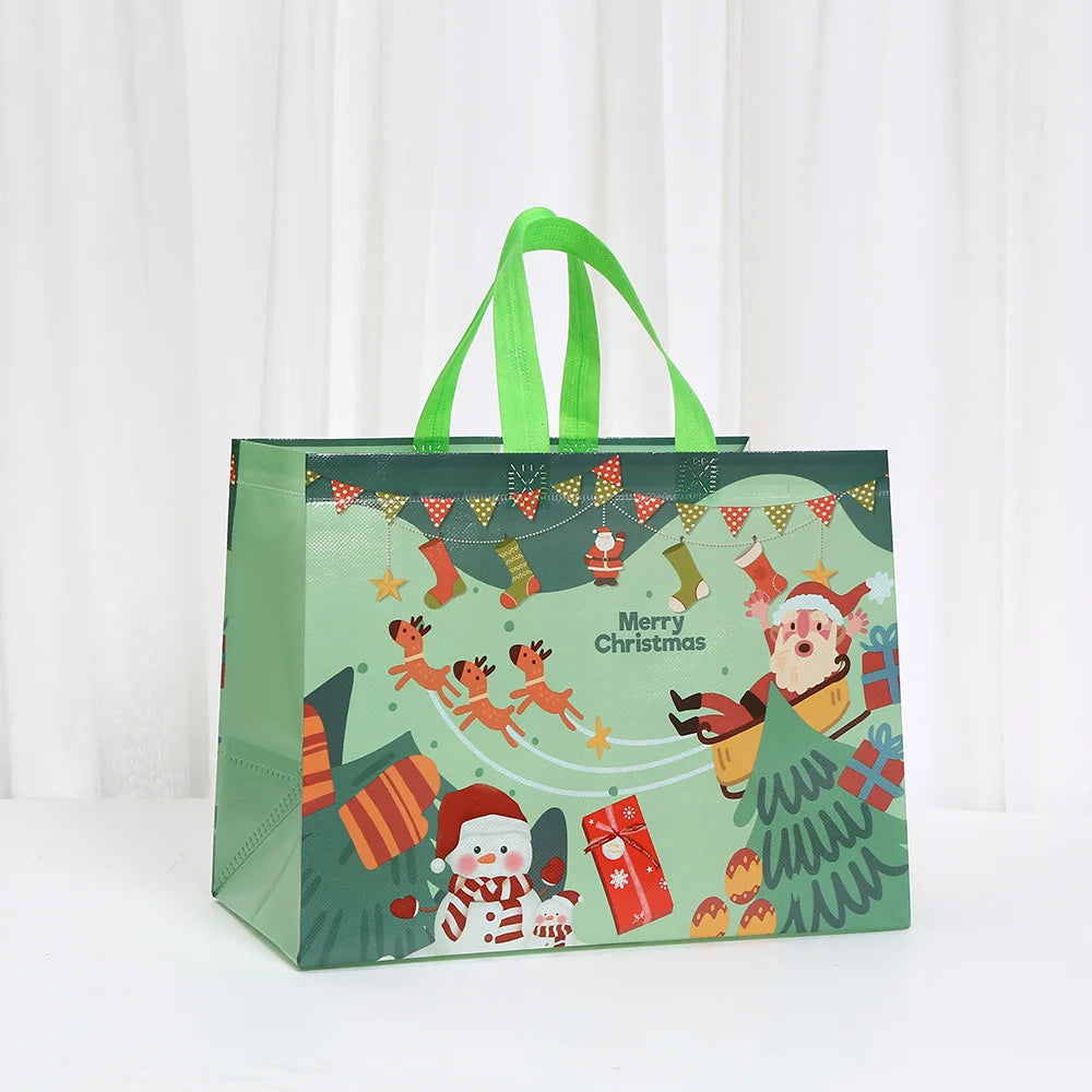 Festive Eco-Friendly Gift Totes