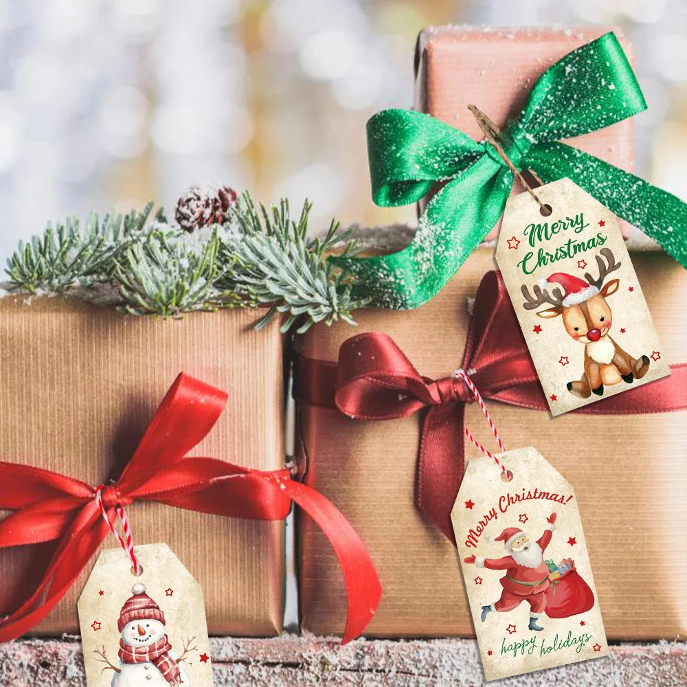 Vintage Holiday Gift Tag Set