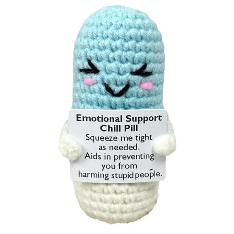 Chill Pill Crochet Doll