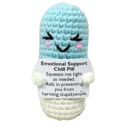 Chill Pill Crochet Doll