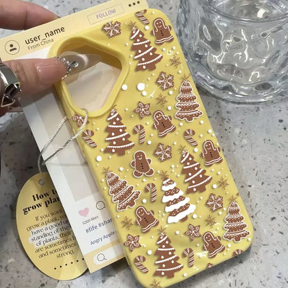 Festive White Snowflake Phone Case