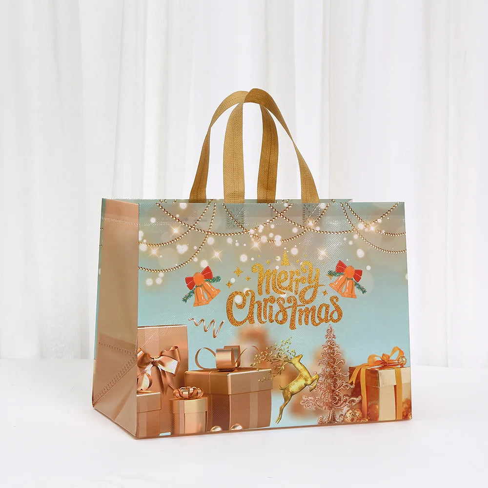Festive Eco-Friendly Gift Totes