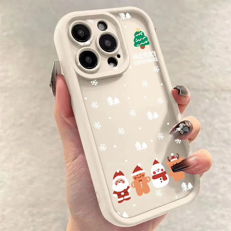 Joyful Christmas Santa Elk Phone Case