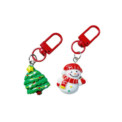 Charming Cartoon Elk Keychain Set