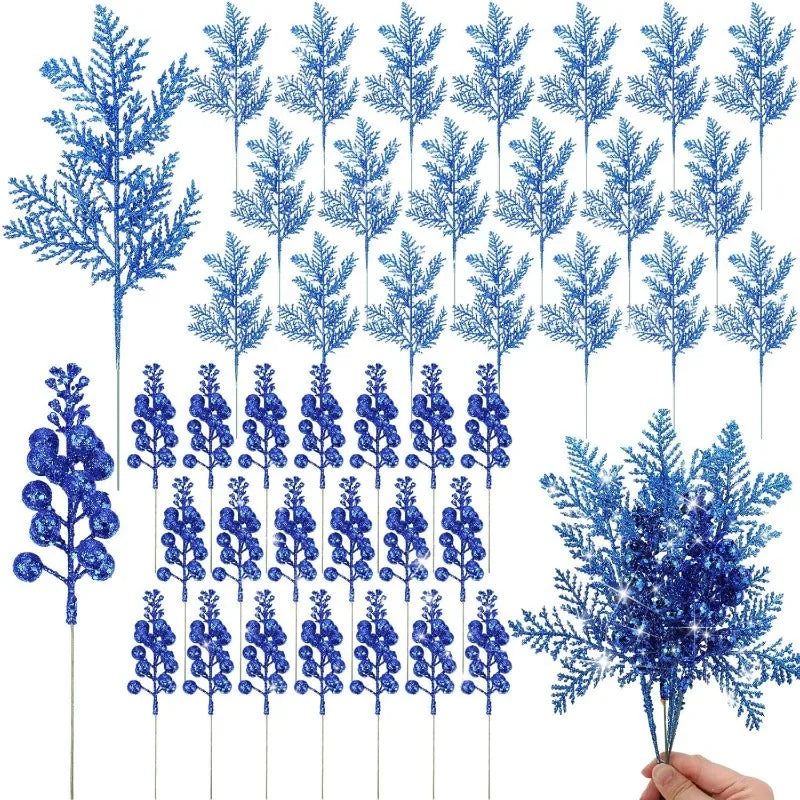 Glittering Holiday Berry Decor Set