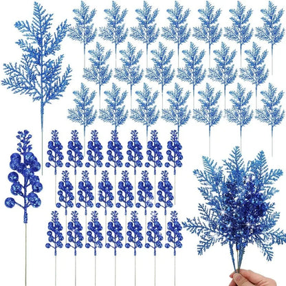 Glittering Holiday Berry Decor Set