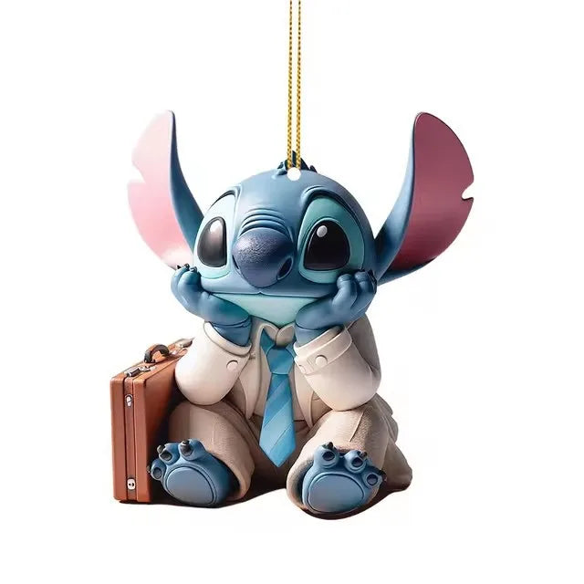 Kawaii Lilo & Stitch Holiday Ornament