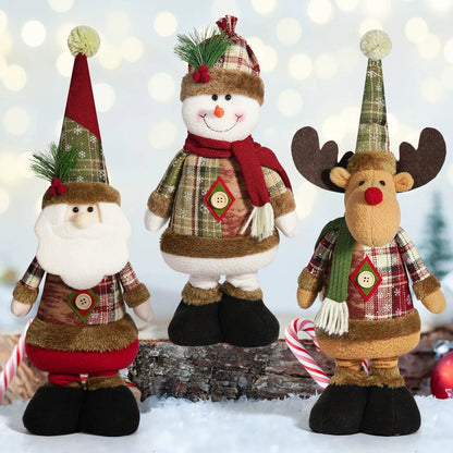 Retractable Holiday Plush Figures