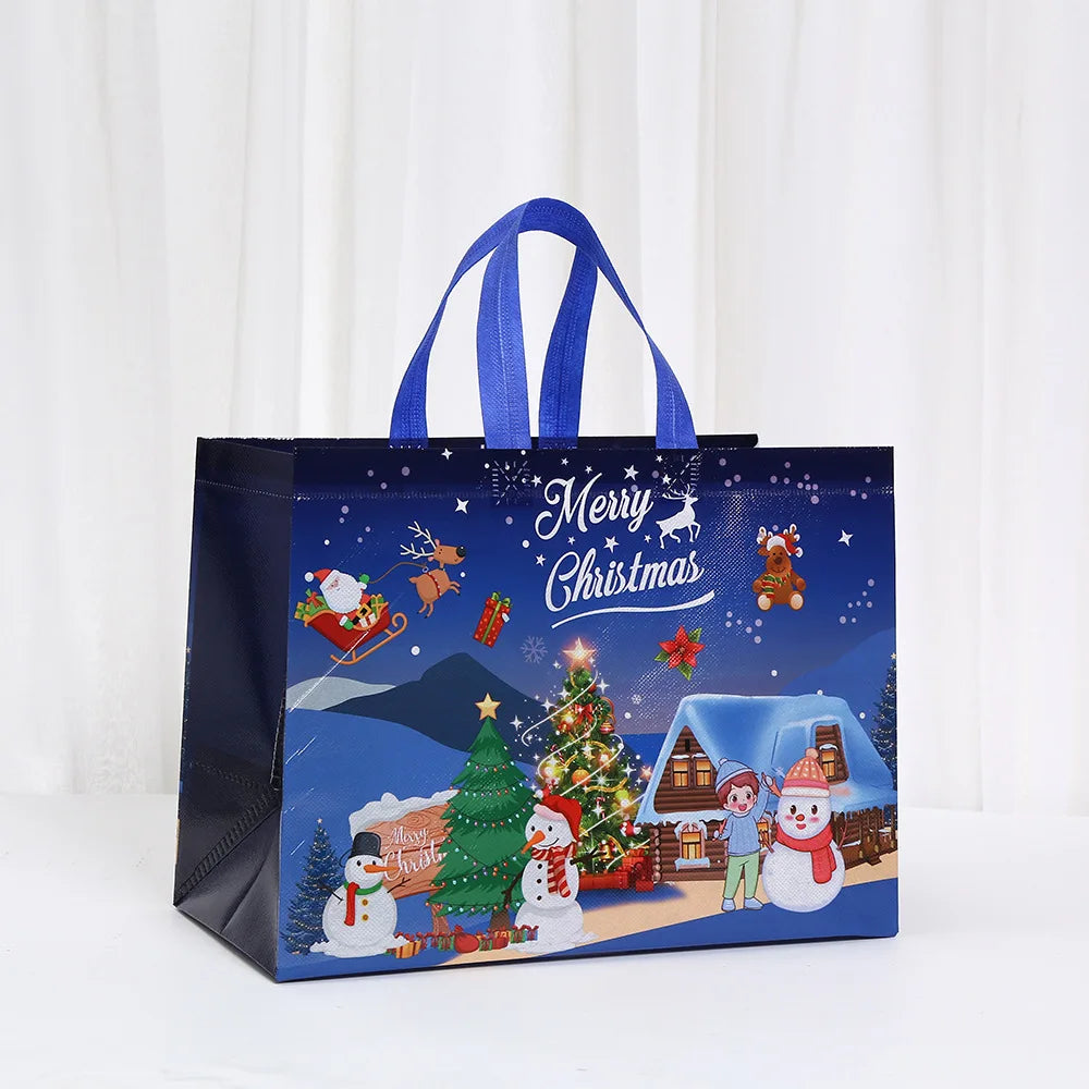 Festive Eco-Friendly Gift Totes